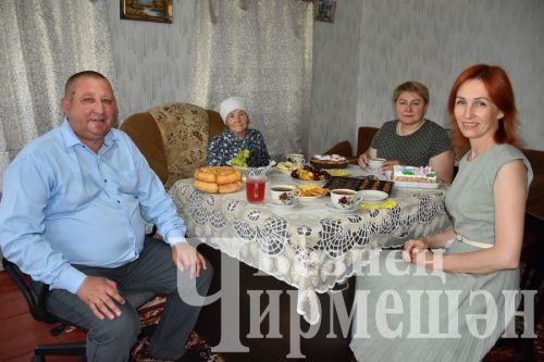 Чирмешәнле Раиса Тряева 90 яшьлек юбилеен үткәрде