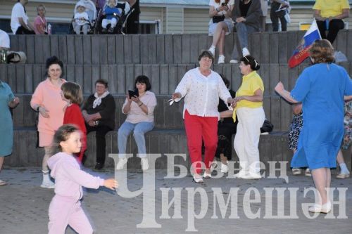 По случаю Дня России в Черемшане организовали большой концерт