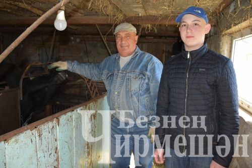 Азат Могыйнов үз хуҗалыгындагы күп эшләрне техникага “йөкләгән”