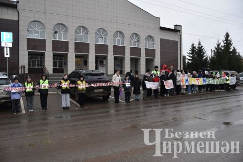 Черемшанские школьники и студенты призвали быть осторожными на дорогах