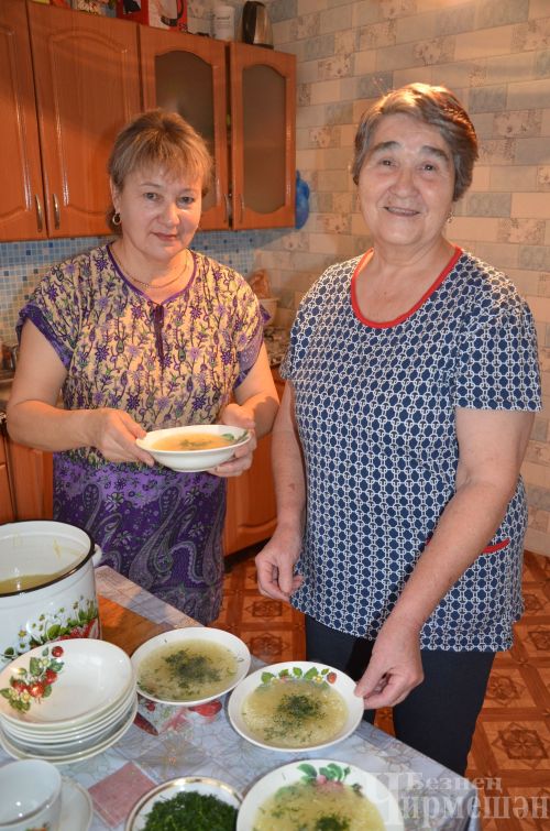 Югары Чегодайдан 95 яшьлек Зөләйха әби кунаклар җыйды