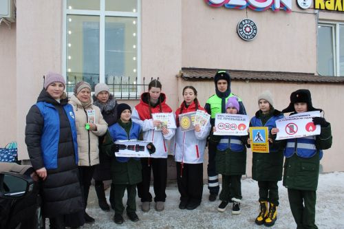 Чирмешән кадетлары автоинспекторлар белән рейдка чыкты