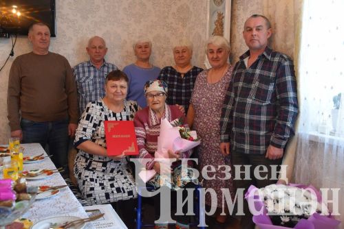 Саминовка авылының хат ташучысы Анастасия Филимоновага 90 яшь тулды