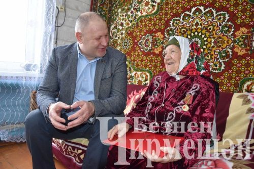 Түбән Чегодай авылыннан 95 яшьлек Әминә әби Мөхәммәтшина больница юлларын таптаган кеше түгел
