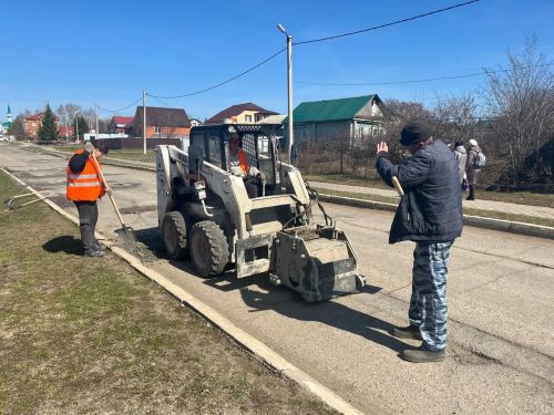 Чирмешәндә урам юлларын тигезлиләр