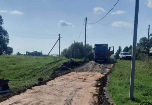 Нагорный поселогында барлык урамнарга да вак таш түшәлгән