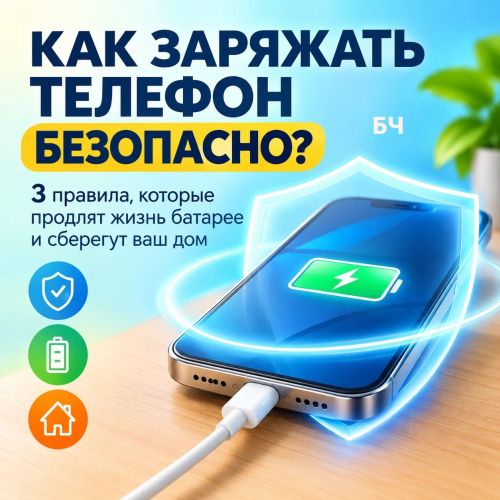 Правила безопасной зарядки, о которых многие забывают