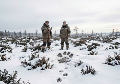 Встреча с медведем на острове