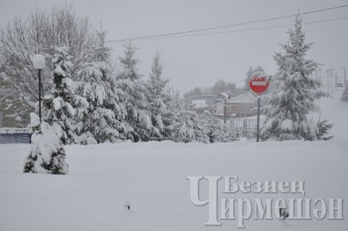 Чирмешән районында кар катламы – 40 сантиметр