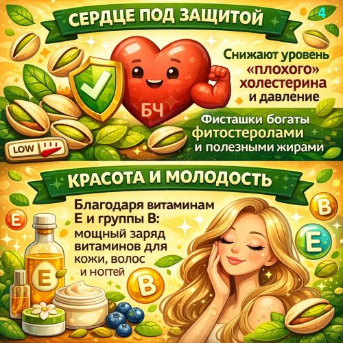Фисташки: почему их стоит есть каждый день? (карточки)