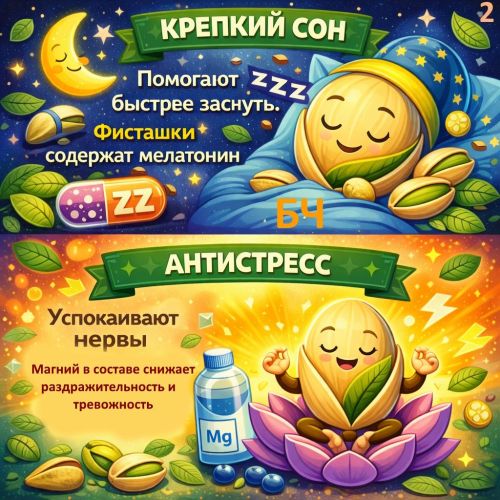 Фисташки: почему их стоит есть каждый день? (карточки)