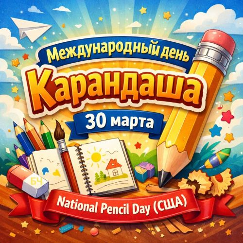 30 марта — День карандаша: праздник творчества и простоты