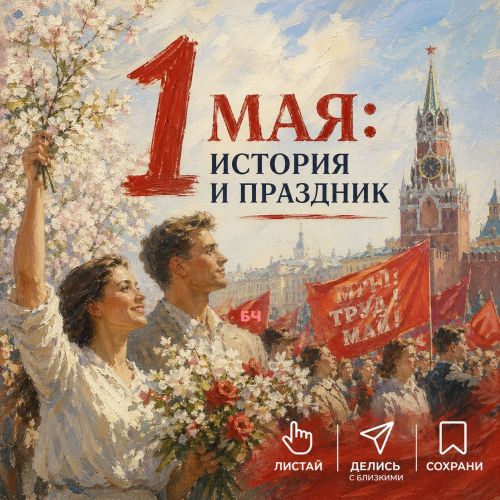 1 мая – не просто красный день календаря (карточки)