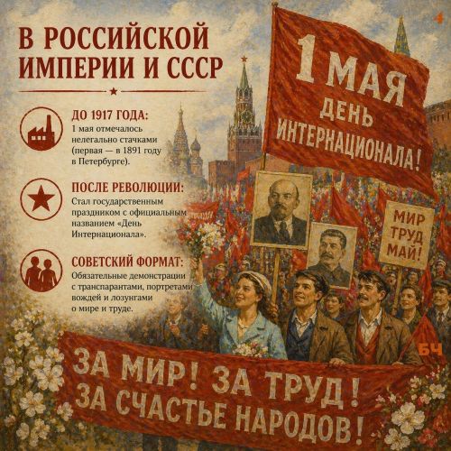 1 мая – не просто красный день календаря (карточки)