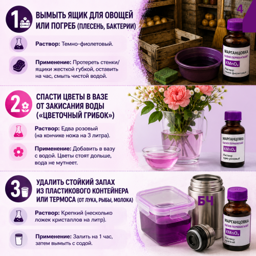 Антисептическое средство - калия перманганат (карточки)