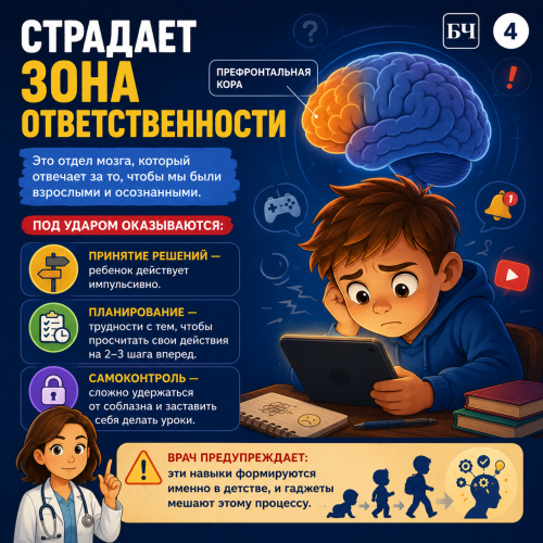 Телефон в руках — мозг в тумане (карточки)