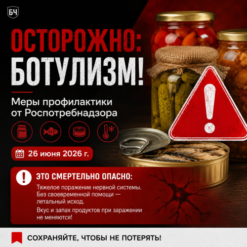 Осторожно: ботулизм! (карточки)