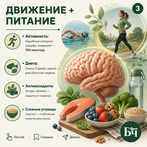 Твой мозг — это не просто «думалка». Это твой личный супергерой! (карточки)