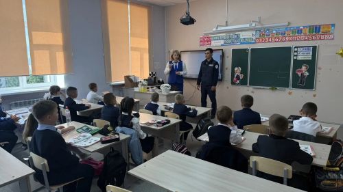В Черемшане провели встречу с юными пешеходами