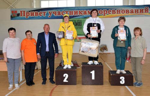 В Черемшане прошла спартакиада "Третий возраст", посвященный 80-летию Победы