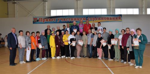 В Черемшане прошла спартакиада "Третий возраст", посвященный 80-летию Победы