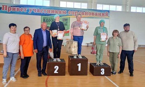 В Черемшане прошла спартакиада "Третий возраст", посвященный 80-летию Победы