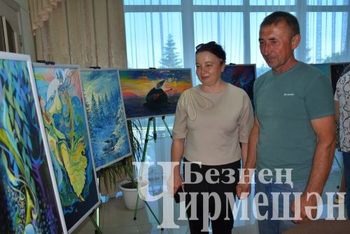 В Черемшане открылась выставка картин Файзулхака Вильданова (ФОТОРЕПОРТАЖ)