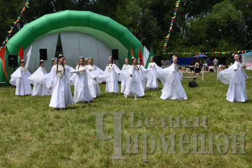Бәркәтәдә Авыл көнендә ир-егетләр дә чиләк-көянтә белән йөгерделәр (ФОТОРЕПОРТАЖ)