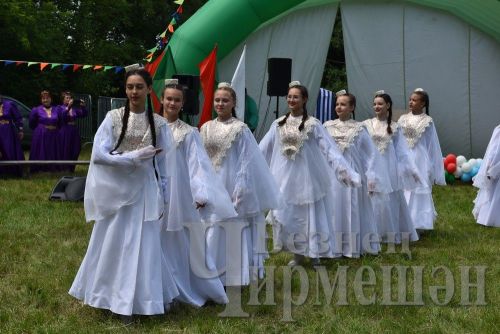 Бәркәтәдә Авыл көнендә ир-егетләр дә чиләк-көянтә белән йөгерделәр (ФОТОРЕПОРТАЖ)