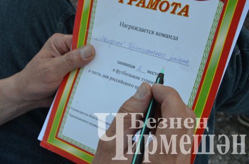 Чирмешән эшмәкәрләре футболдан соң сарык шулпасы белән сыйландылар (ФОТОРЕПОРТАЖ)