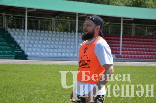 Чирмешән эшмәкәрләре футболдан соң сарык шулпасы белән сыйландылар (ФОТОРЕПОРТАЖ)