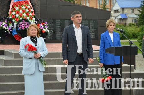 В Черемшанском районе почтили память героев и зажгли свечи у Вечного огня (ФОТОРЕПОРТАЖ)