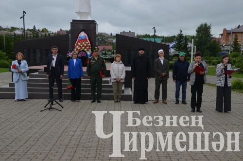 В Черемшанском районе почтили память героев и зажгли свечи у Вечного огня (ФОТОРЕПОРТАЖ)