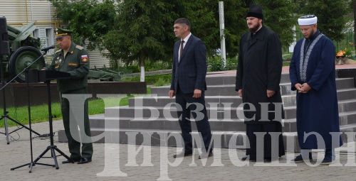 Чирмешәндә хәрби хәрәкәтләр ветераннары көненә багышланган митинг үтте (ФОТОРЕПОРТАЖ)