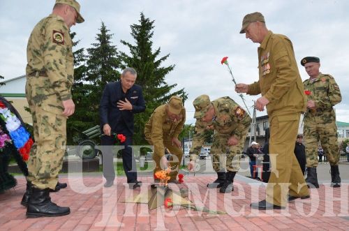 Чирмешәндә хәрби хәрәкәтләр ветераннары көненә багышланган митинг үтте (ФОТОРЕПОРТАЖ)