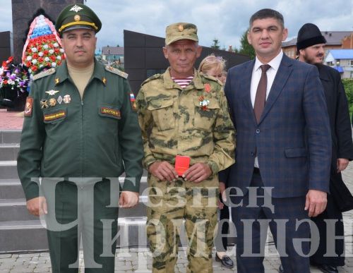 Чирмешәндә хәрби хәрәкәтләр ветераннары көненә багышланган митинг үтте (ФОТОРЕПОРТАЖ)