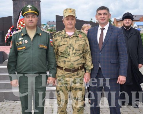 Чирмешәндә хәрби хәрәкәтләр ветераннары көненә багышланган митинг үтте (ФОТОРЕПОРТАЖ)