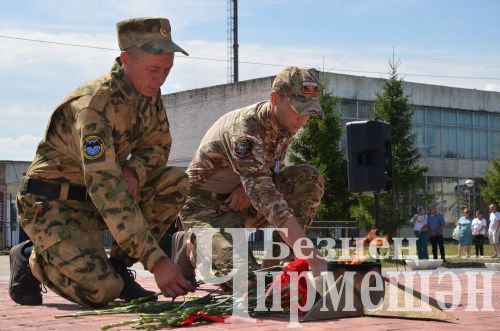 Чирмешәндә һава десантчылары бәйрәм итте (ФОТОРЕПОРТАЖ)