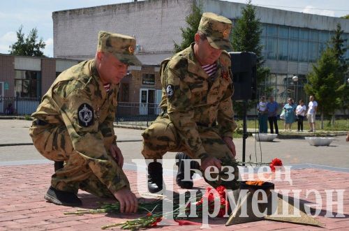 Чирмешәндә һава десантчылары бәйрәм итте (ФОТОРЕПОРТАЖ)