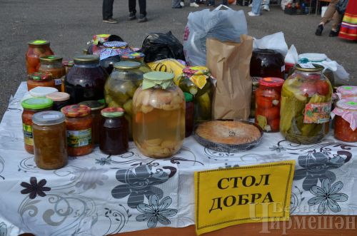 Чирмешән районы мәктәпләре Игелеклелек ярминкәсендә сату итте (ФОТОРЕПОРТАЖ)
