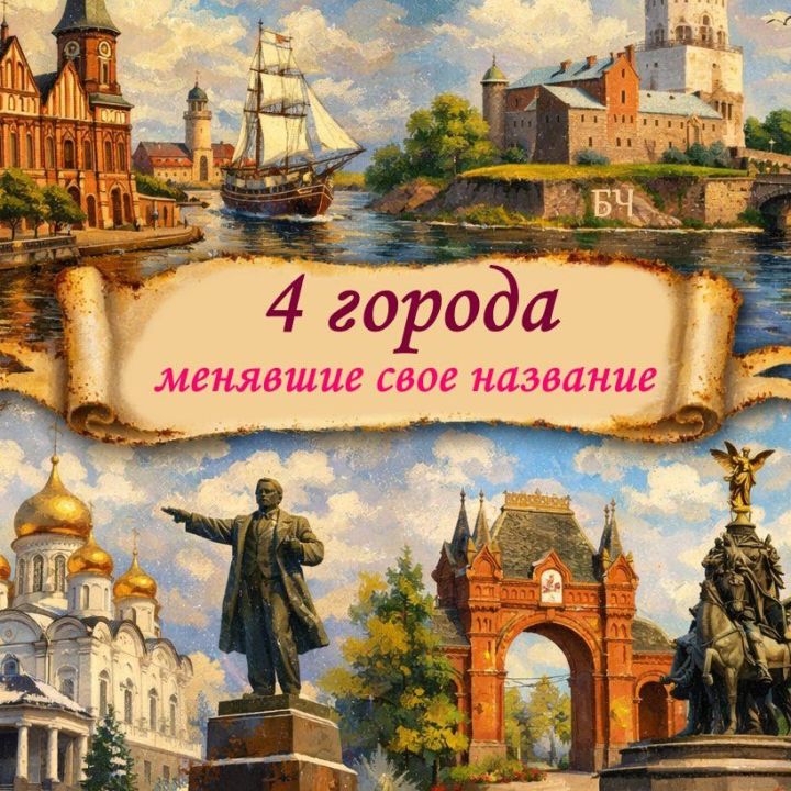 Карта перемен: чьи имена носили знакомые города (карточки)