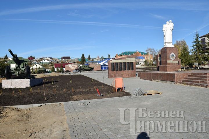 Строительные работы в Парке Победы в Черемшанском районе могут продолжиться и в следующем году