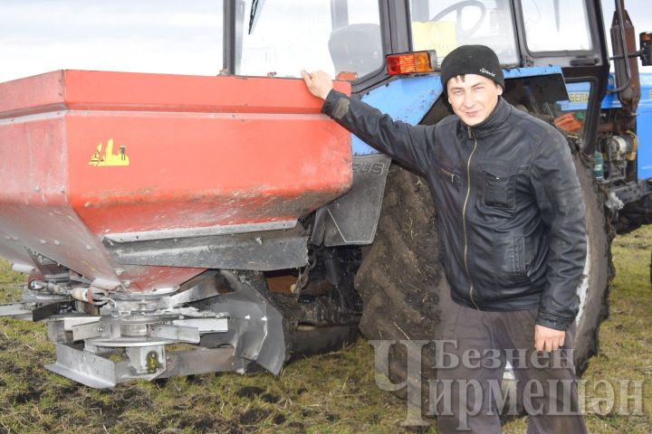 В Черемшане проводят подкормку озимых