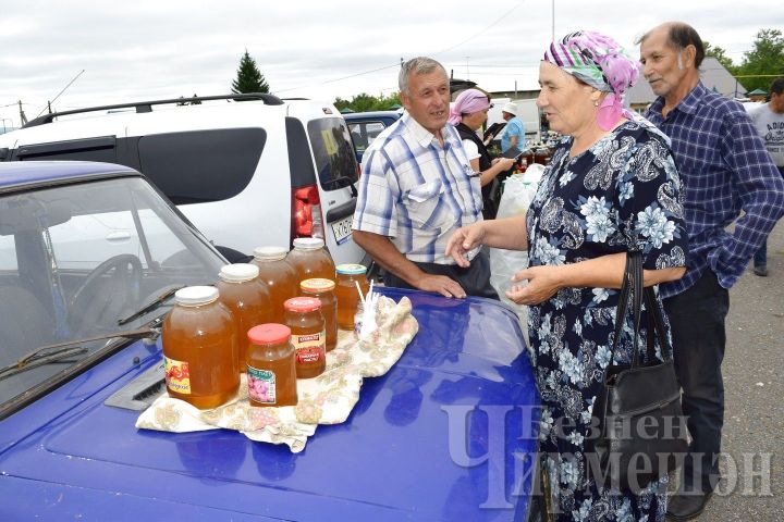 Чирмешәндә үткән ярминкәдә яңа суыртылган бал саттылар