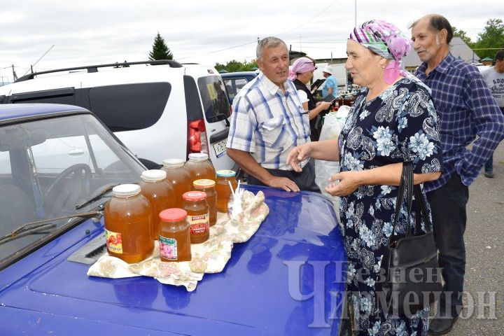 На Черемшанской ярмарке продавали свежий "урожай" меда