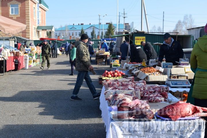 На ярмарке в Черемшане продавали дешевые огурцы