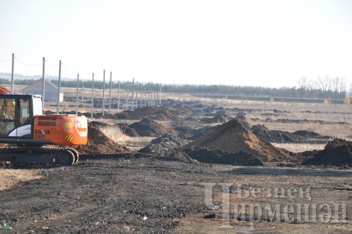 В юго-восточном микрорайоне Черемшана прокладывается газопровод