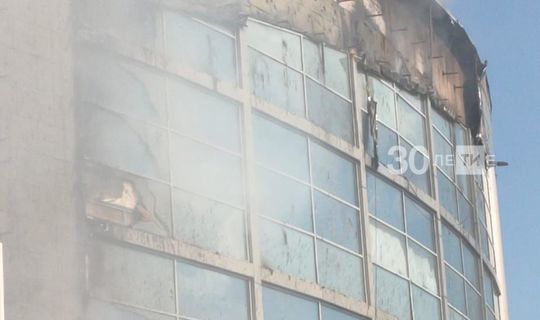Пожар в ТЦ «Панорама» в Альметьевске потушен