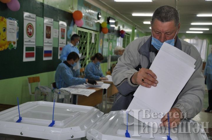 В Черемшанском районе проголосовали за Рустама Минниханова и Олега Морозова