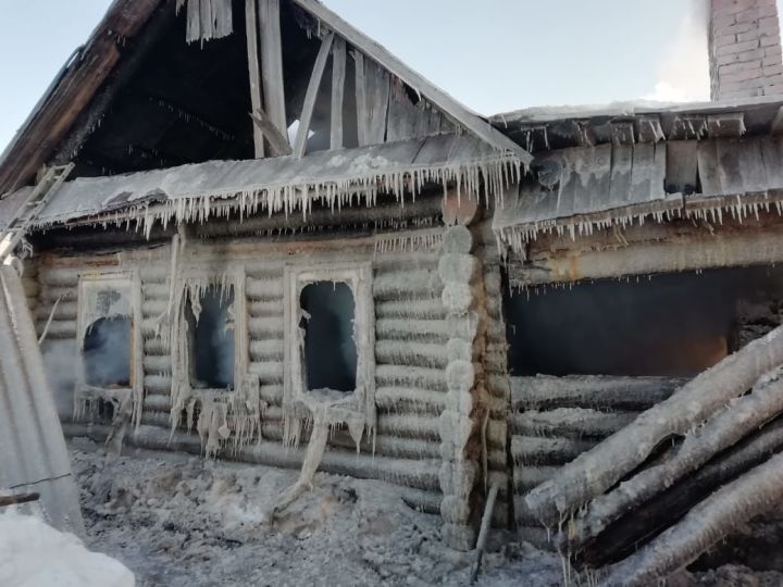 В селе Ивашкино Черемшанского района сгорел дом